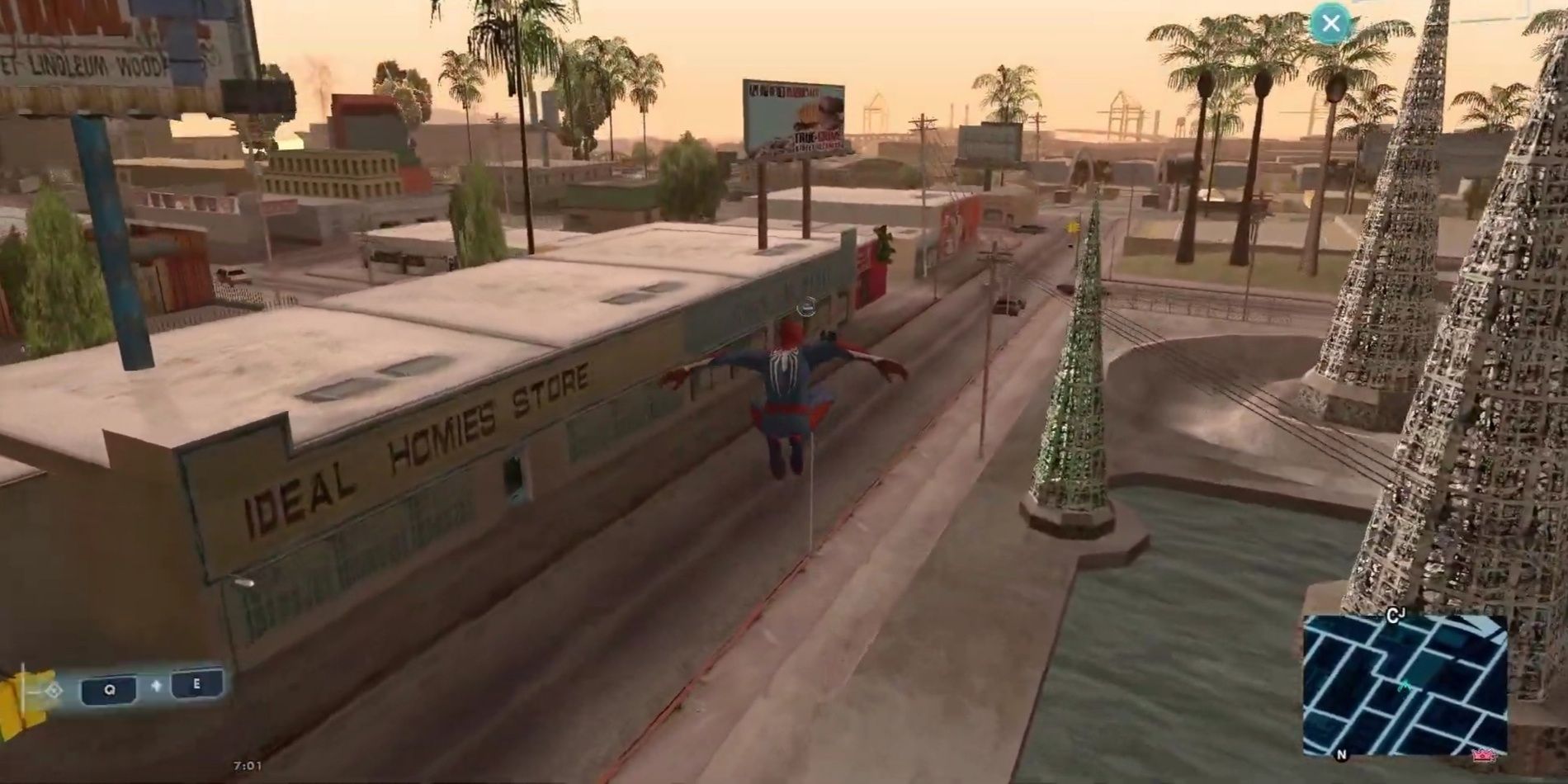 Games With Spider-Man Mods- GTA San Andreas