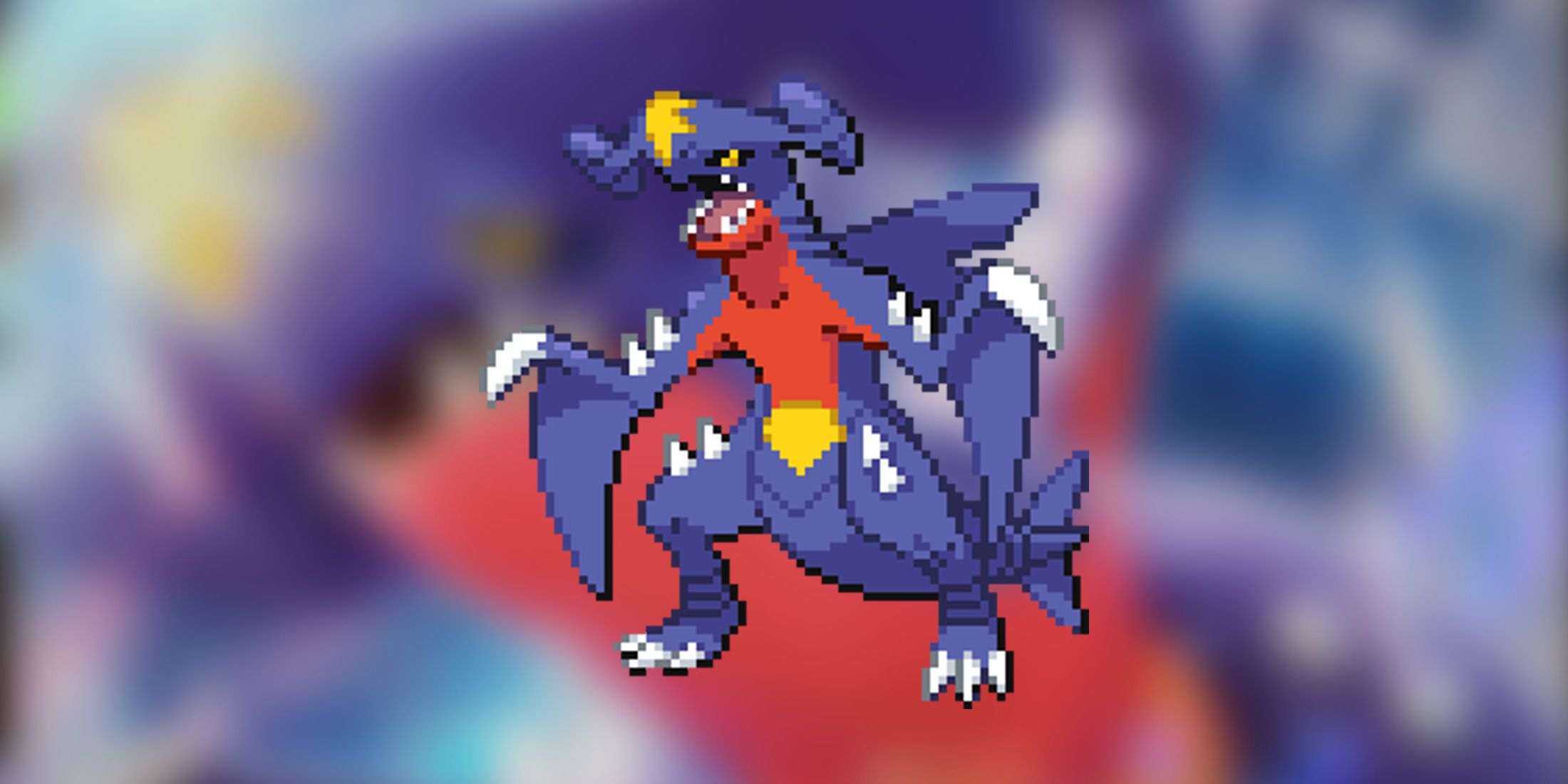 Garchomp Sprite Grid Garchomp Gen 1 Sprite, HD Png Download Vhv