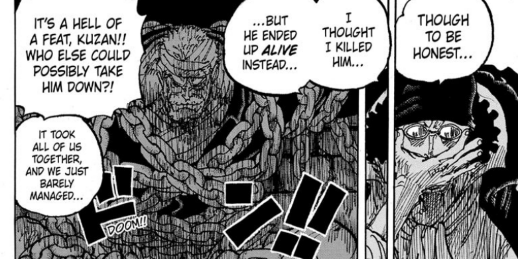 garp and aokiji kuzan one piece 1126