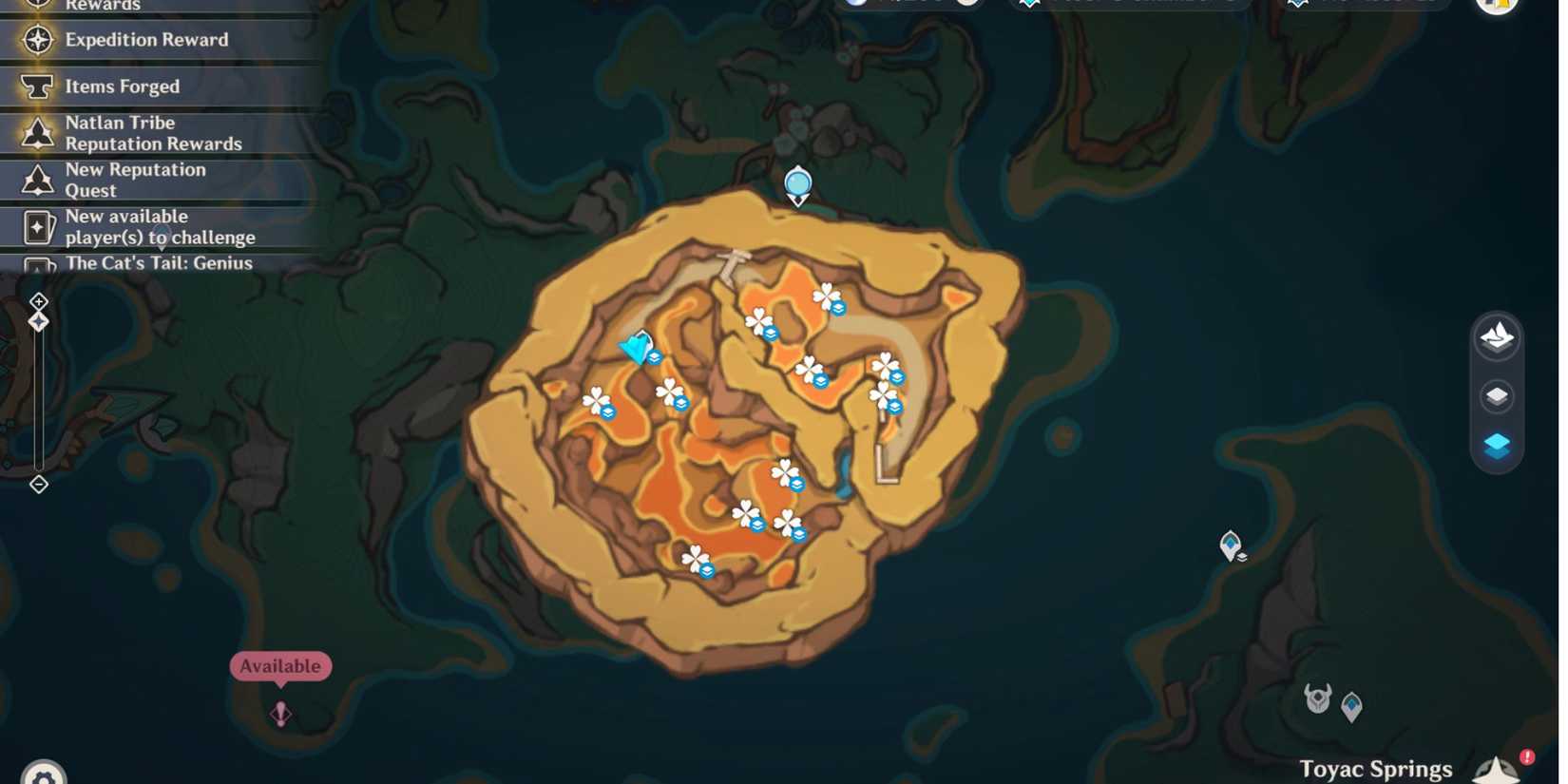 genshin impact- ameyalco waters lava pool