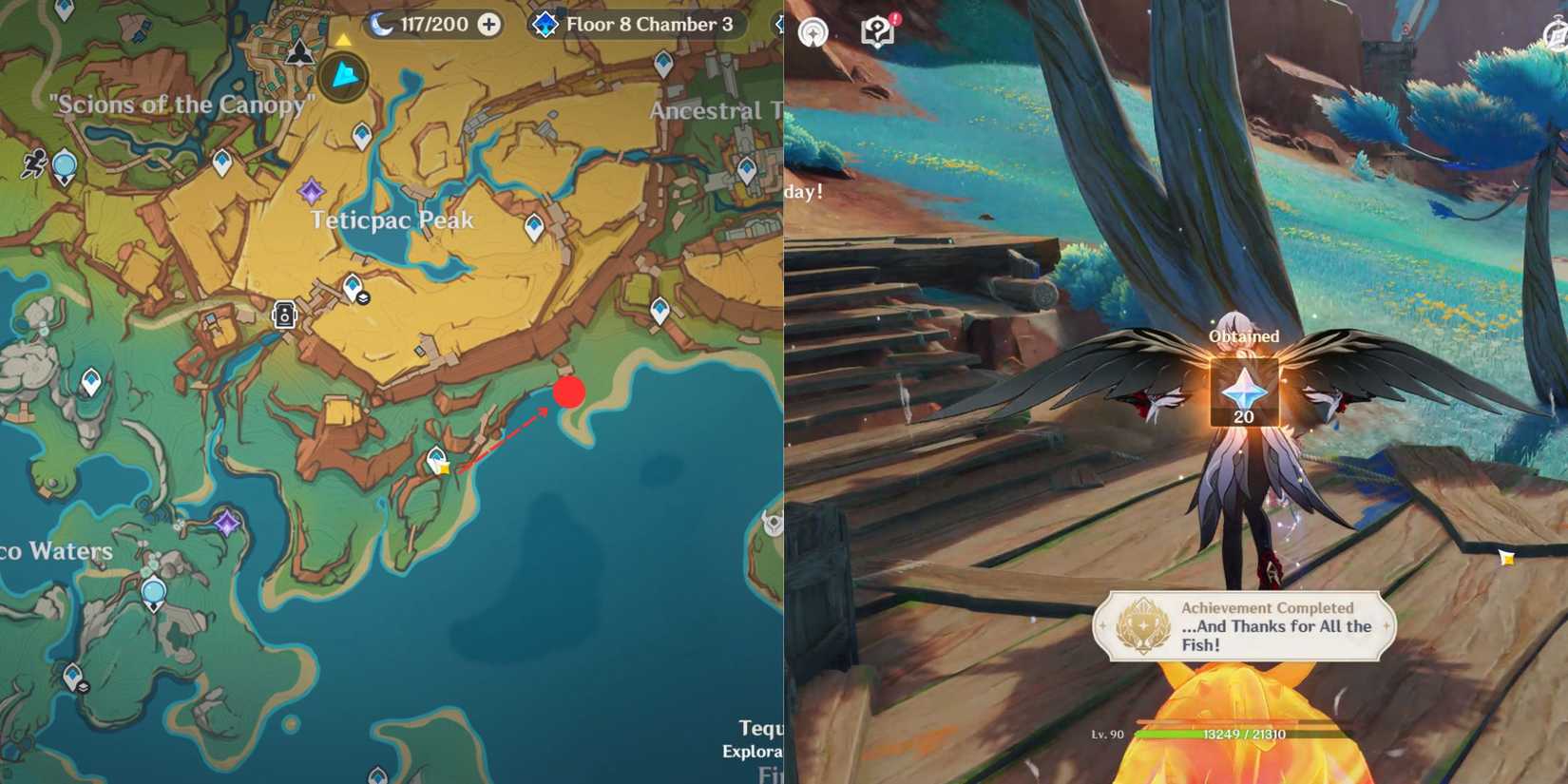 genshin impact- …And Thanks For All The Fish! achievement