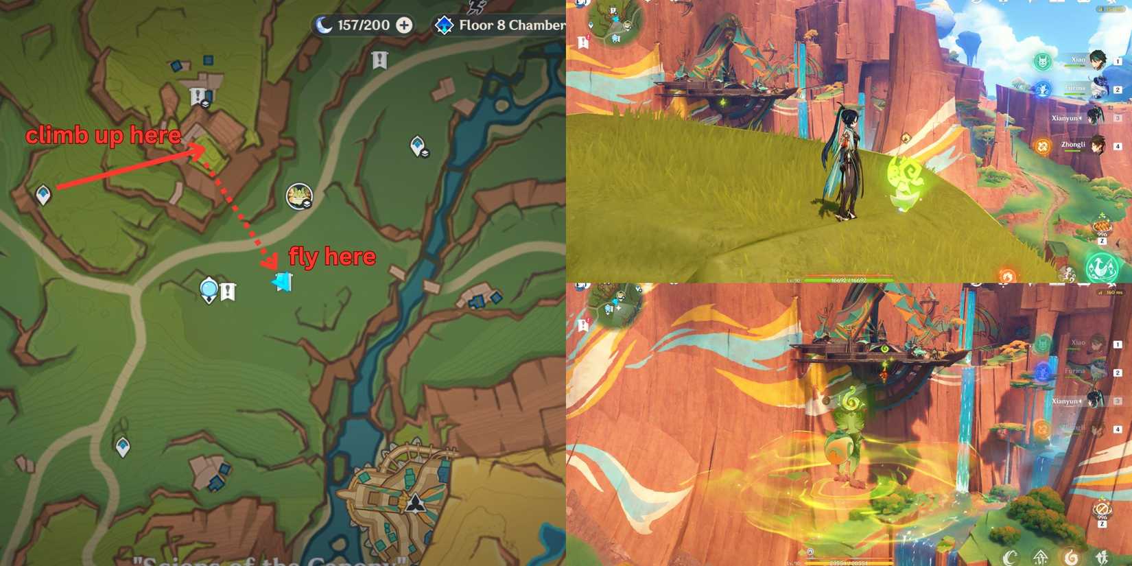 Genshin Impact- Basin of Unnumbered Flames Pyroculus Location 10