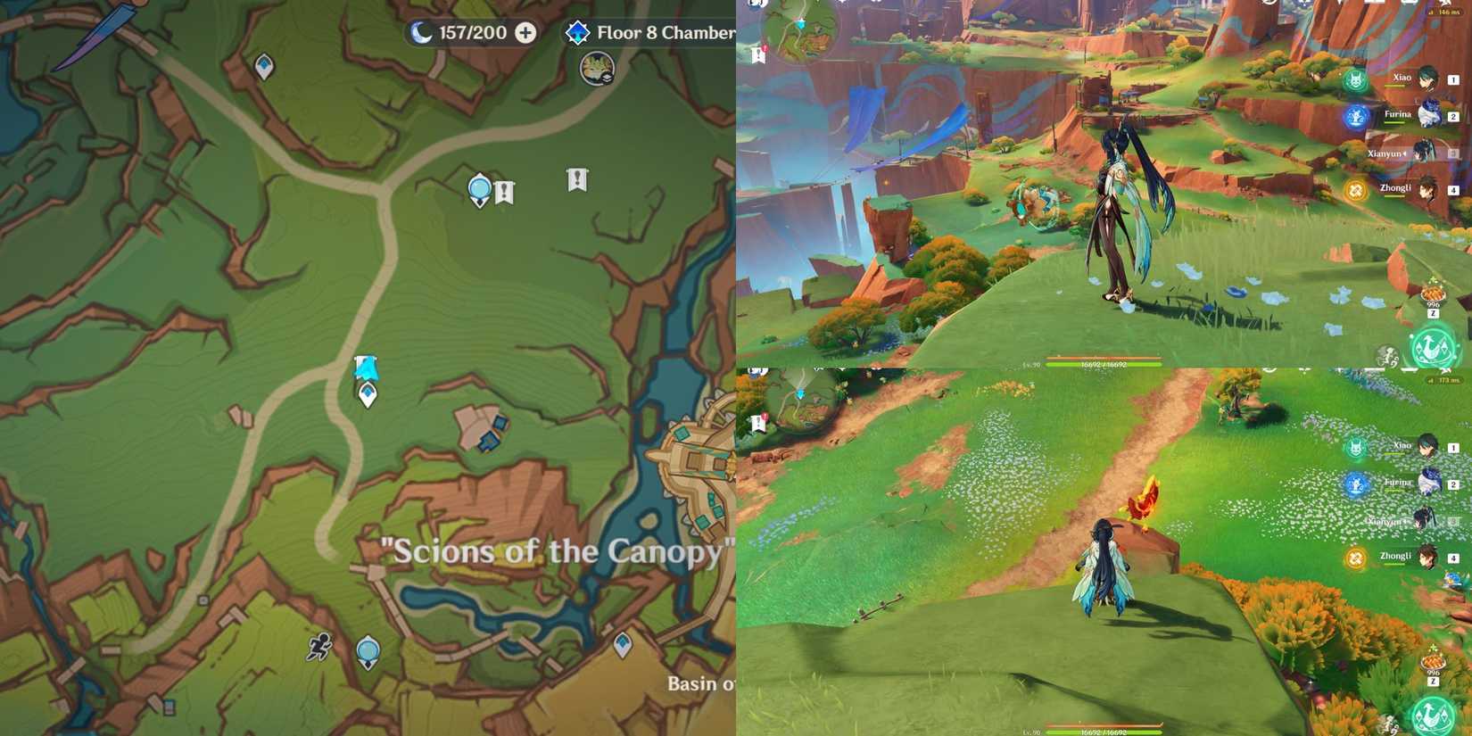 Genshin Impact- Basin of Unnumbered Flames Pyroculus Location 11