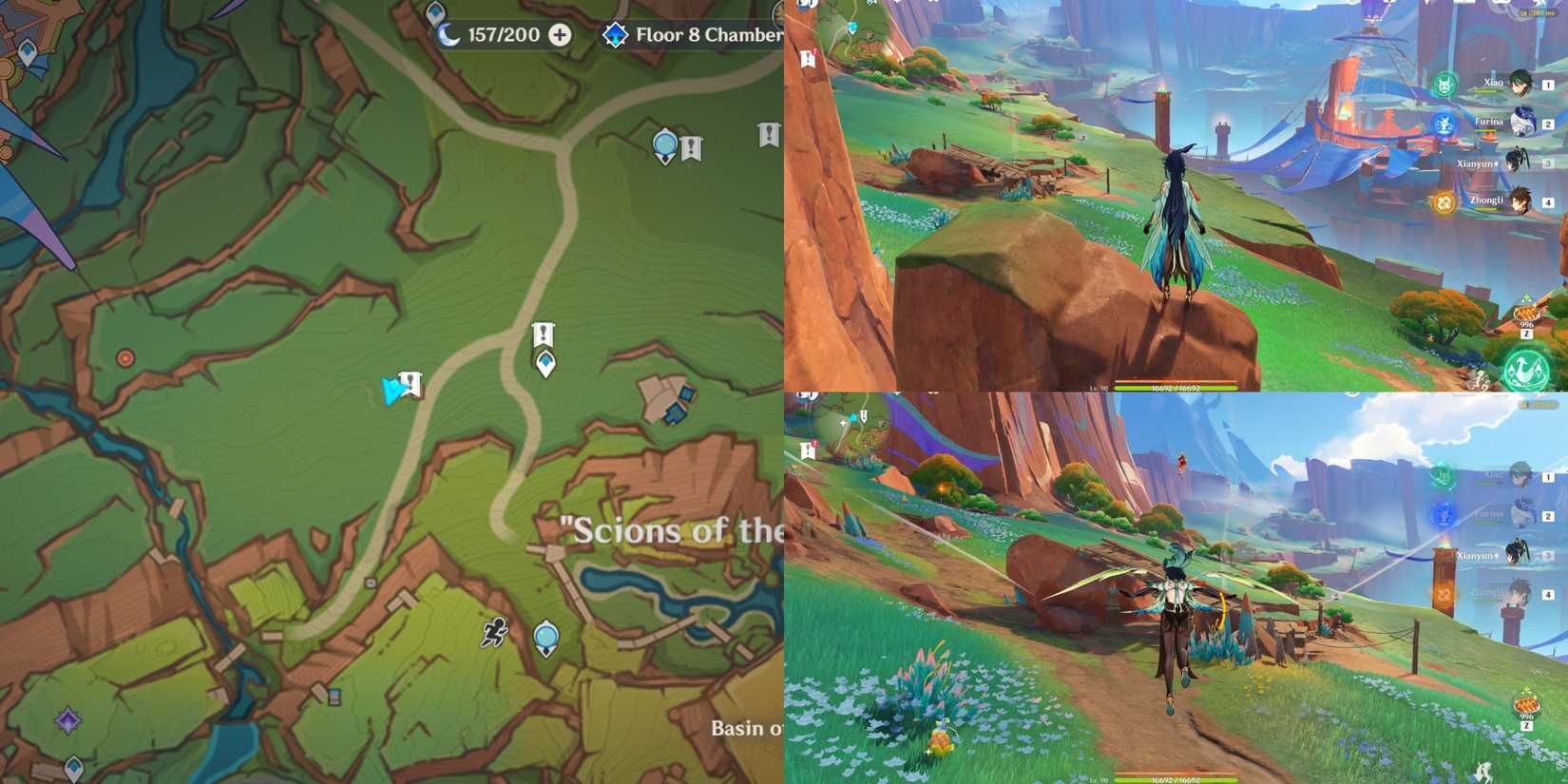 Genshin Impact- Basin of Unnumbered Flames Pyroculus Location 12