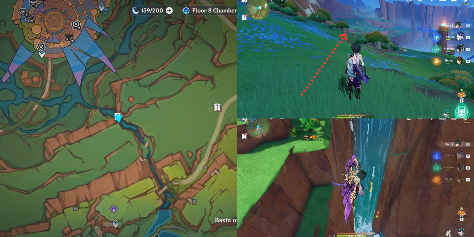 Genshin Impact- Basin of Unnumbered Flames Pyroculus Location 13