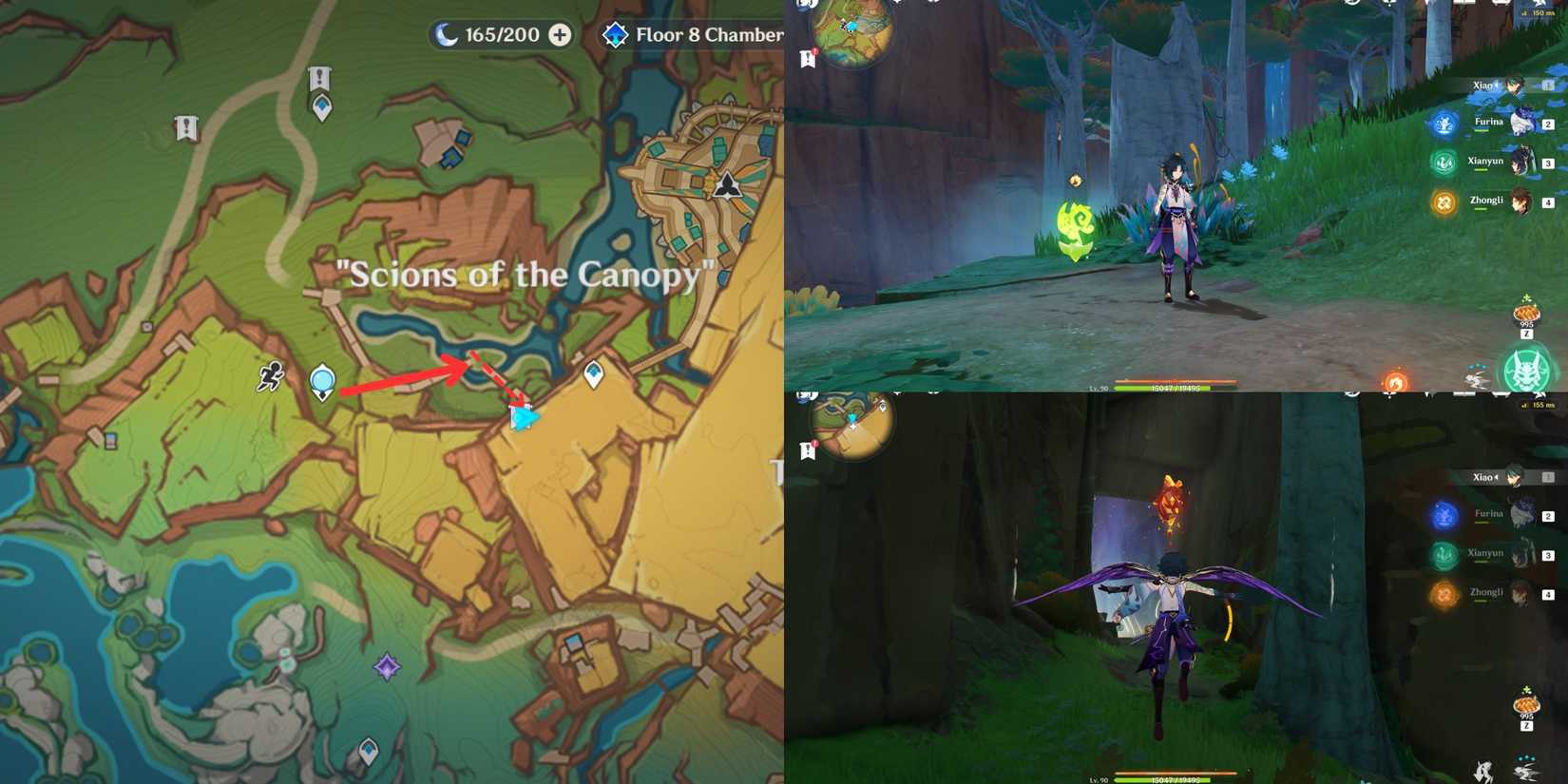 Genshin Impact- Coatepec Mountain Pyroculus Location 1