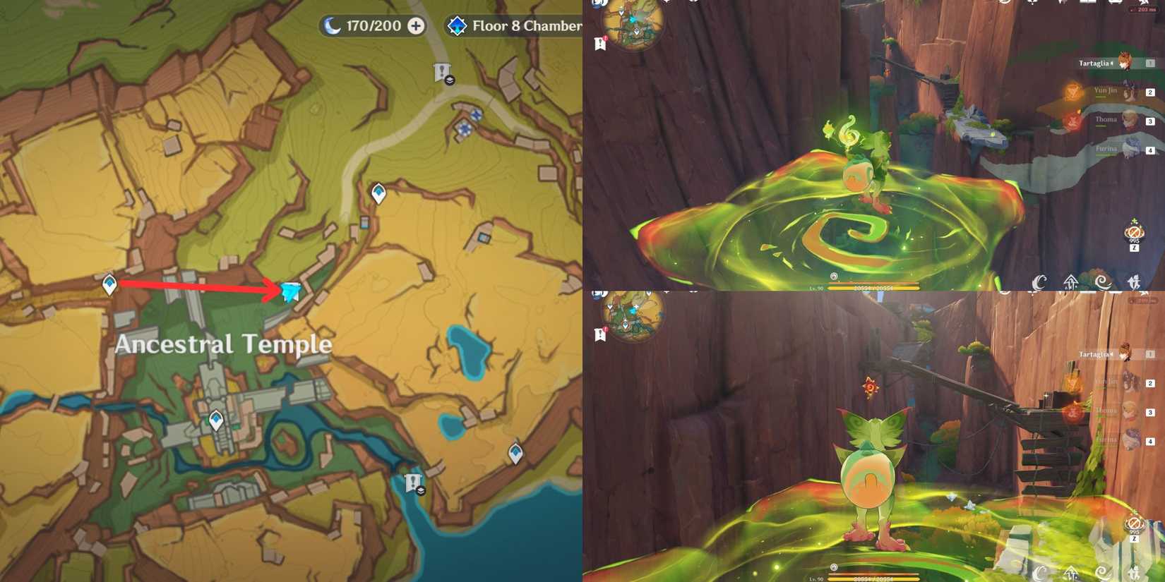 Genshin Impact- Coatepec Mountain Pyroculus Location 11