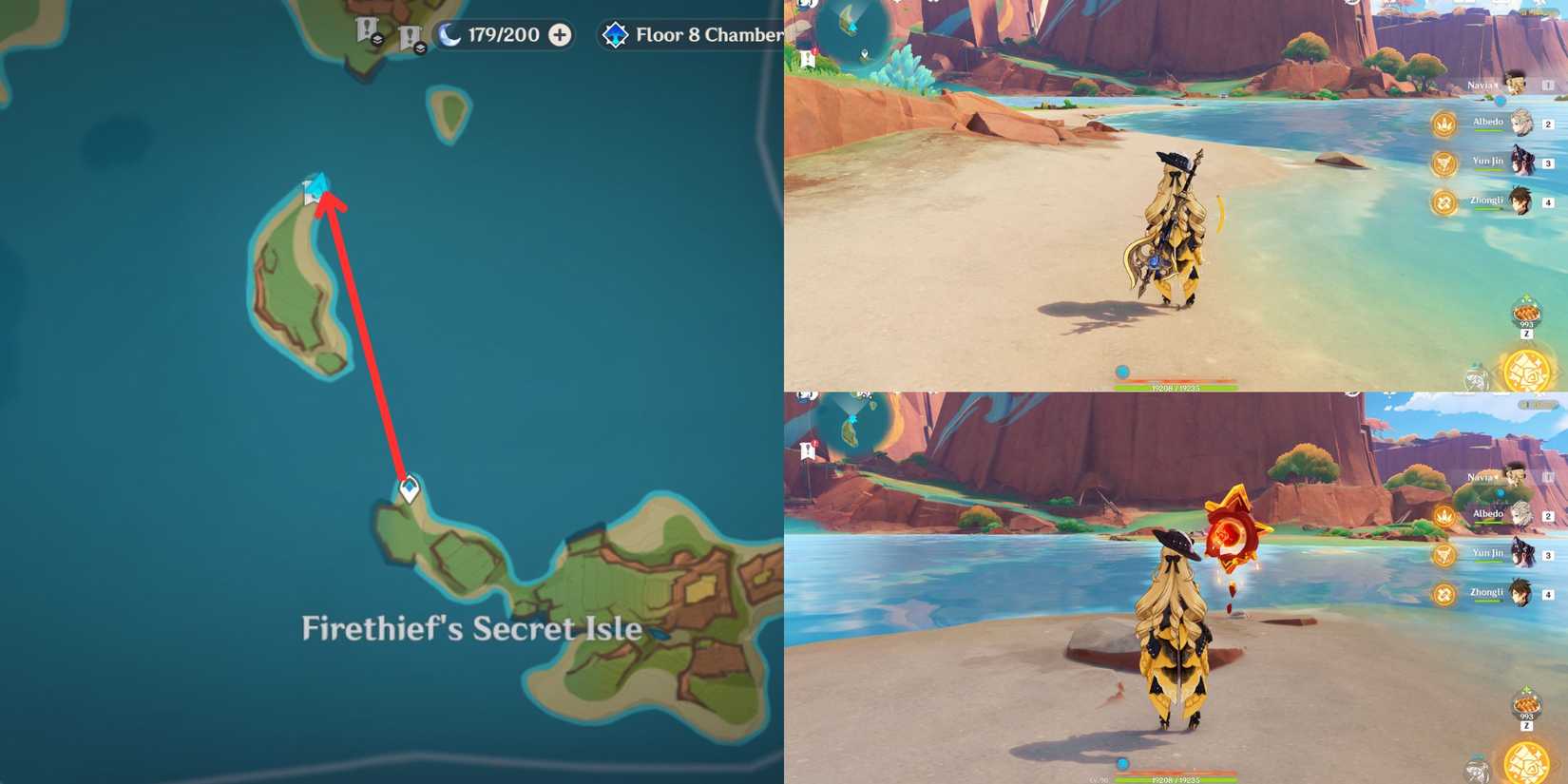 Genshin Impact- Coatepec Mountain Pyroculus Location 23