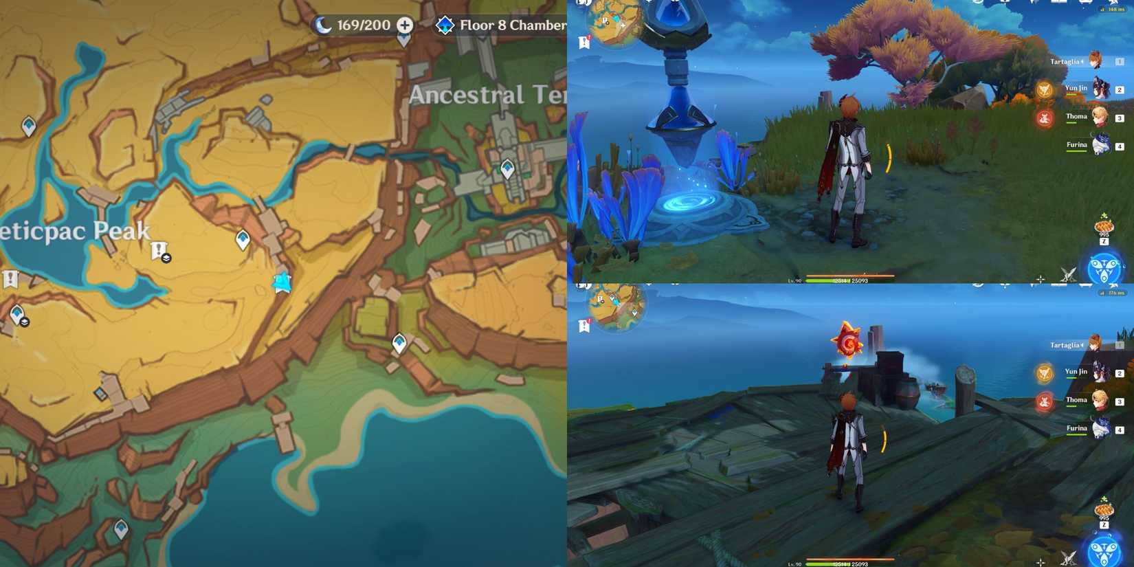 Genshin Impact- Coatepec Mountain Pyroculus Location 8