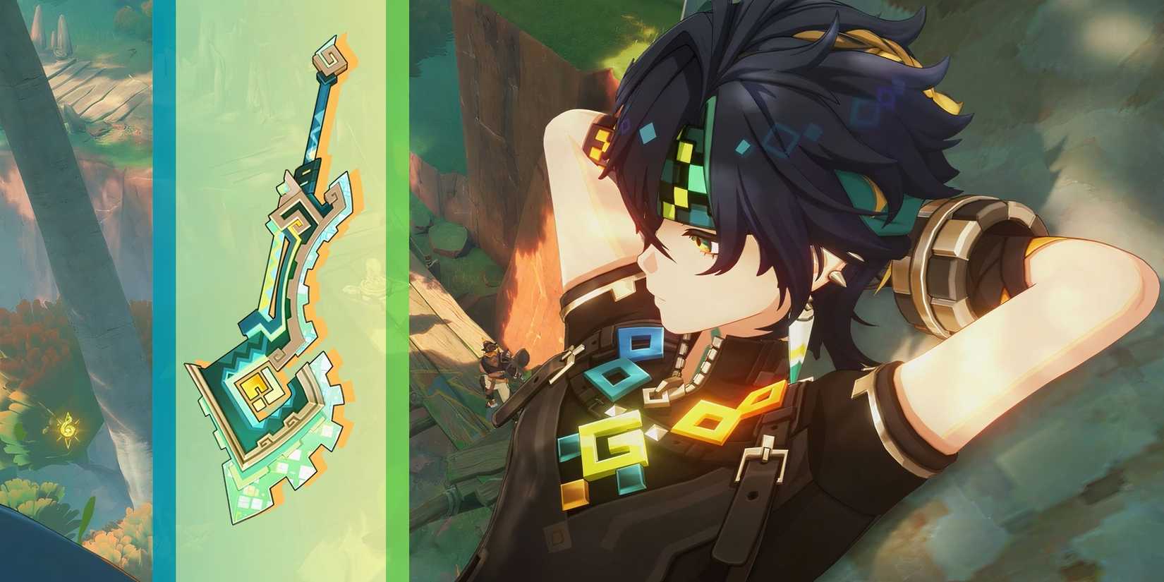 Genshin Impact Kinich and Fang of the Mountain King