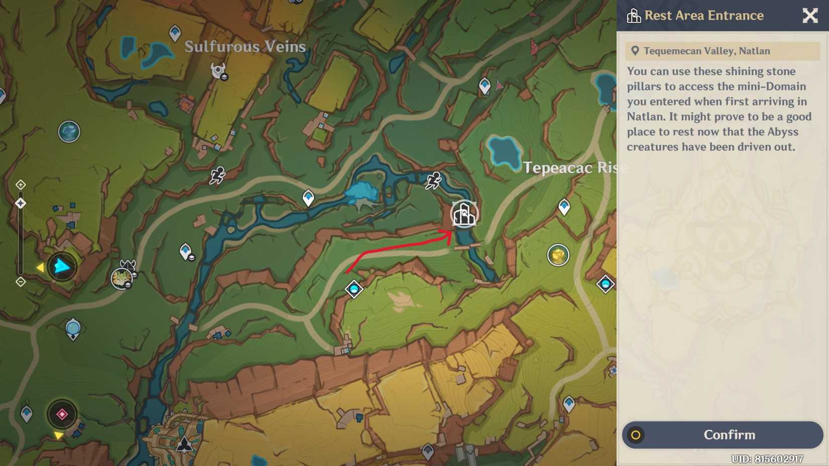 Genshin Impact - Path to Rest Area Entrance  