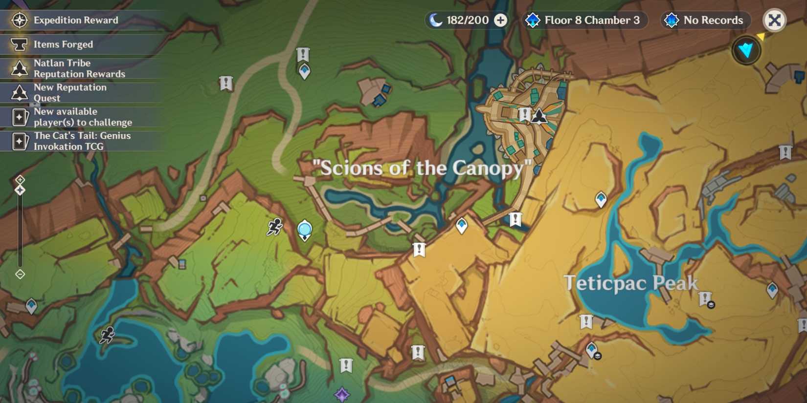 genshin impact- scions of the canopy map