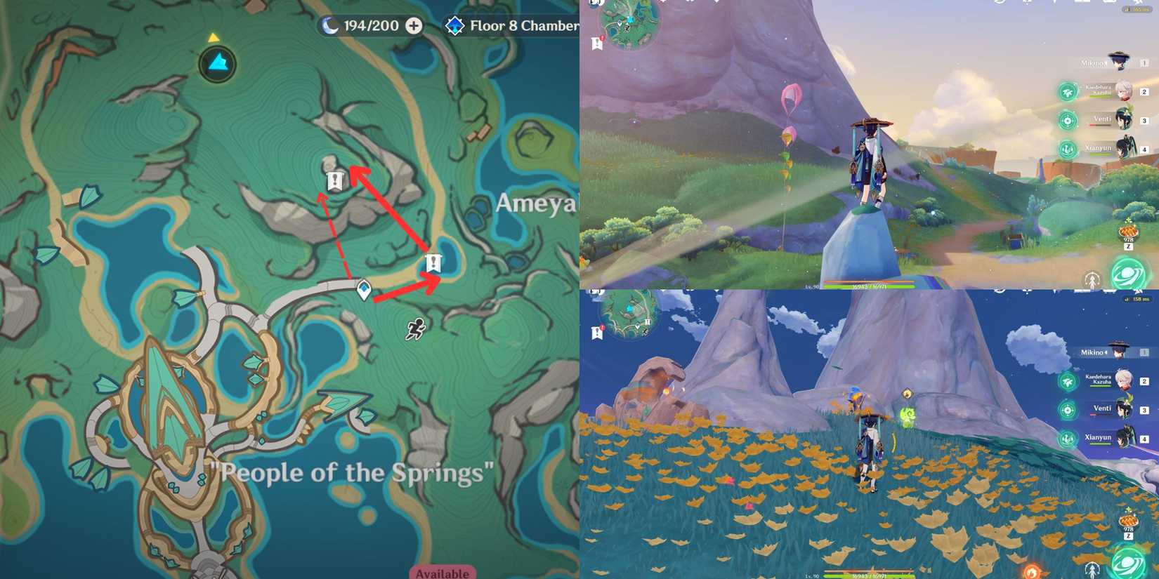 Genshin Impact: Toyac Springs (Natlan) Pyroculus Locations