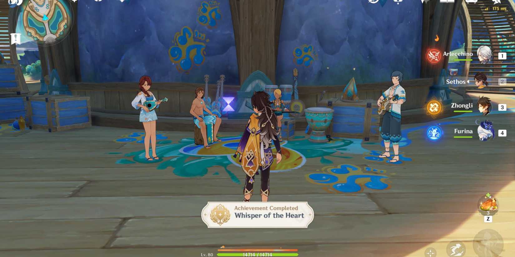 genshin impact- Whisper of the Heart achievement