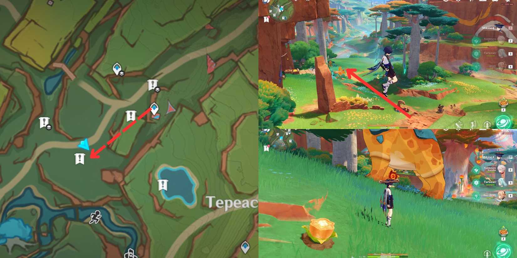 Pyroculus Map Volcano Tequemecan Valley Pyroculus Locations