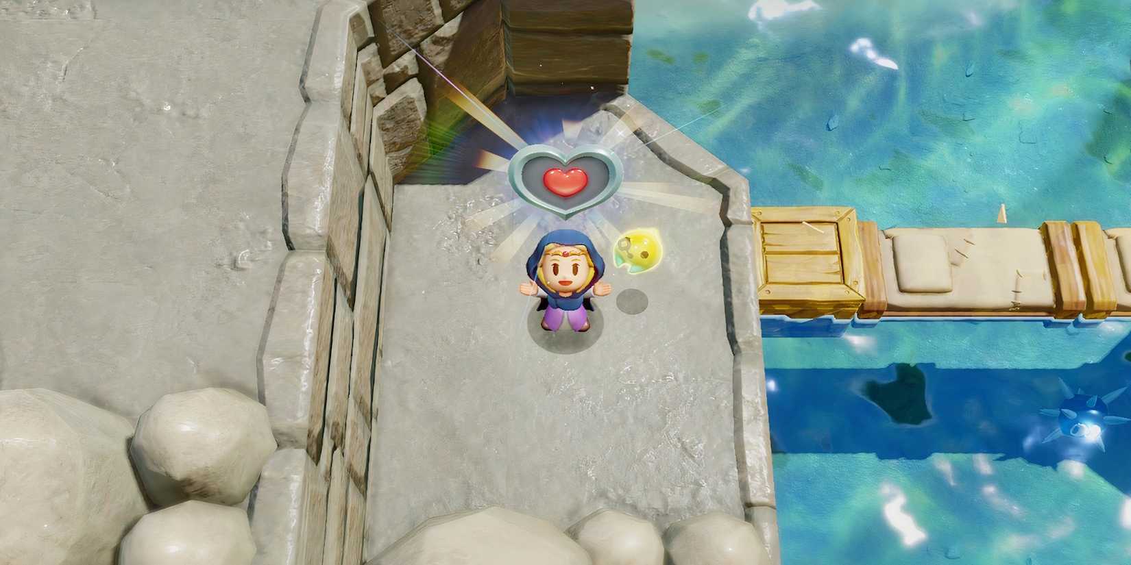 Getting a beach Heart Piece in The Legend of Zelda Echoes of Wisdom