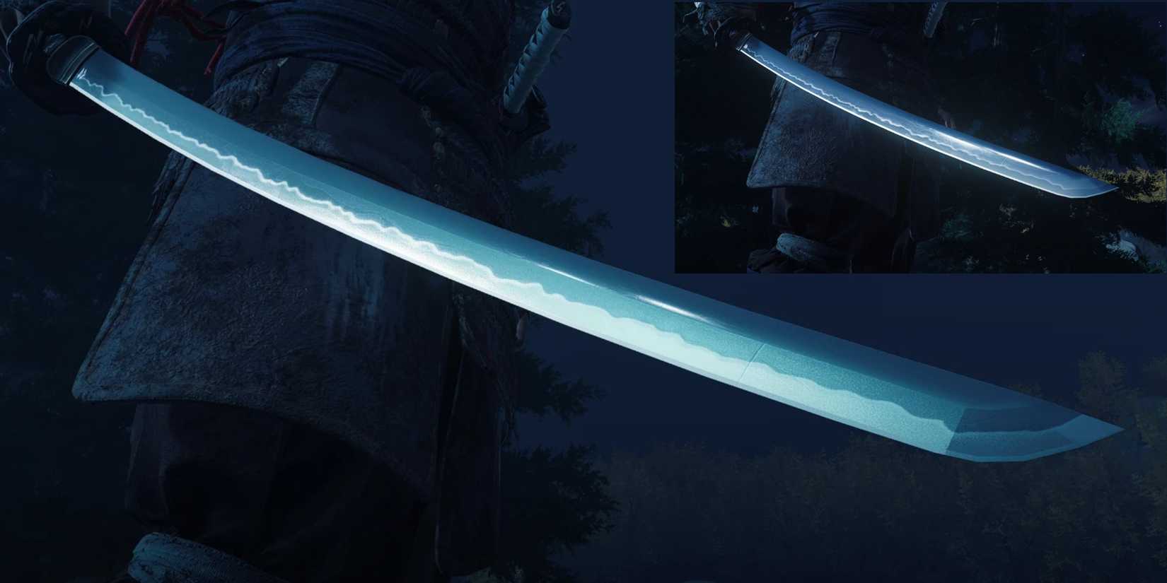Ghost of Tsushima realistic sword vs original-1