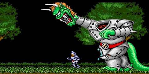 Ghouls 'n Goblins boss fight demon armor