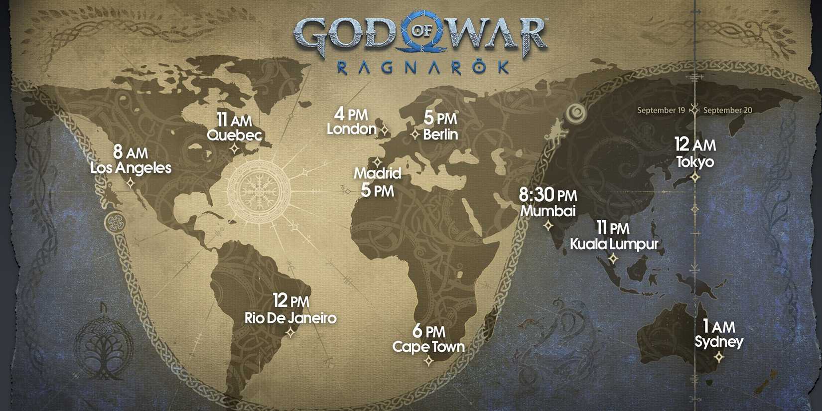 God of War Ragnarok PC Release Time