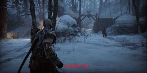 god of war rangrarok pc default fov 2