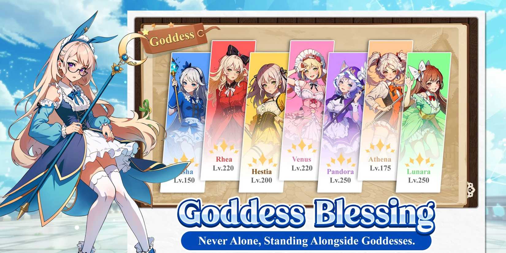 Goddess Paradise characters