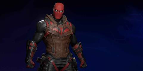 Red Hood in the New Guard suit style in Gotham Knights