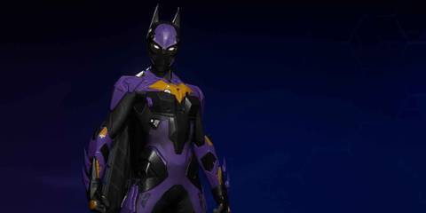Batgirl in the Metal suit style in Gotham Knights