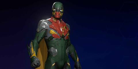 Robin in the Metal suit style in Gotham Knights