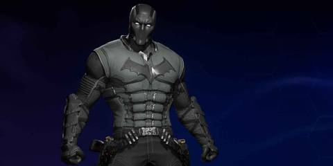 Red Hood in Neon Noir suit style in Gotham Knights