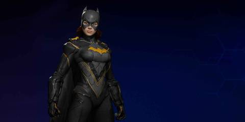 Batgirl in the Titan suit style in Gotham Knights