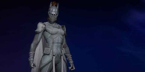 Batgirl in the Demon suit style in Gotham Knights