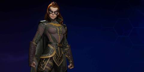 Batgirl in the Privateer suit style in Gotham Knights