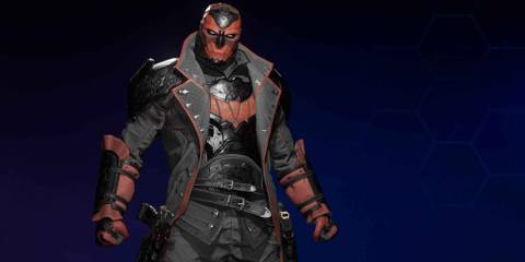 Red Hood in the Privateer suit style in Gotham Knights