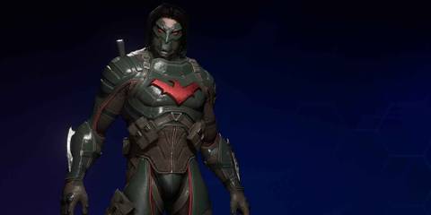 Nightwing in the Knight Ops suit style in Gotham Knights