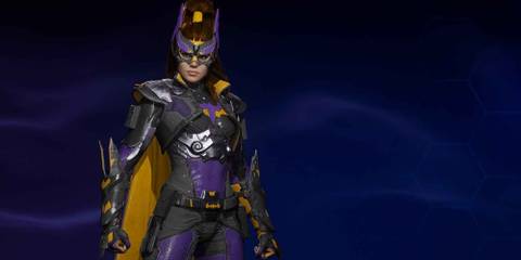 Batgirl in the Shinobi suit style in Gotham Knights