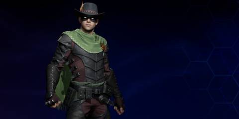 Robin in the Gilded Age suit style in Gotham Knights