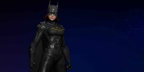 Batgirl in the Knighthood suit style in Gotham Knights