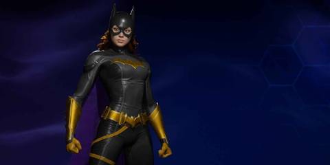 Batgirl in the Knightwatch suit style in Gotham Knights