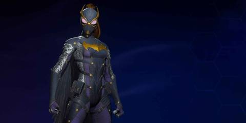 Batgirl in the Talon suit style in Gotham Knights