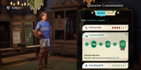 Harry Potter Quidditch Champions Keeper Skills Playcaller Ring Slows