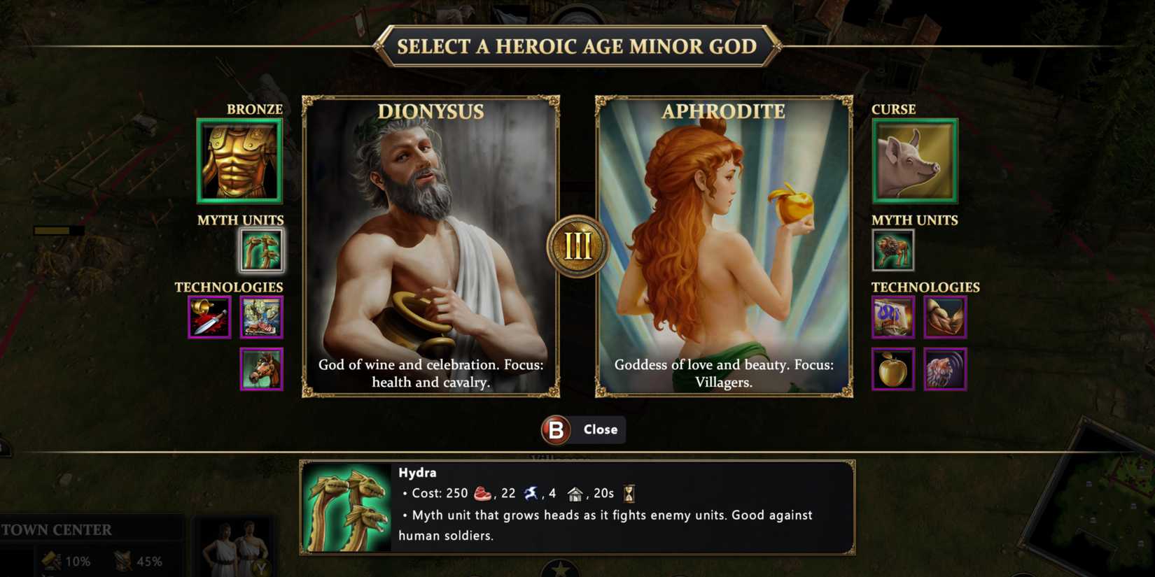 heroic age minor god poseidon age of mythology retold
