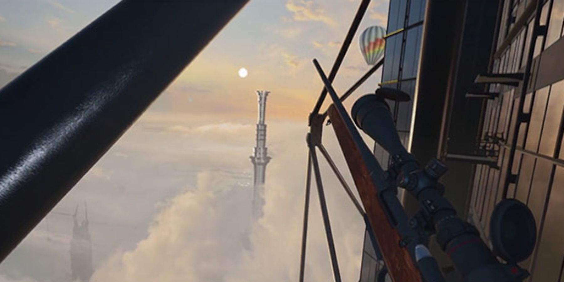 Hitman VR - Agentt 47 with a sniper rifle