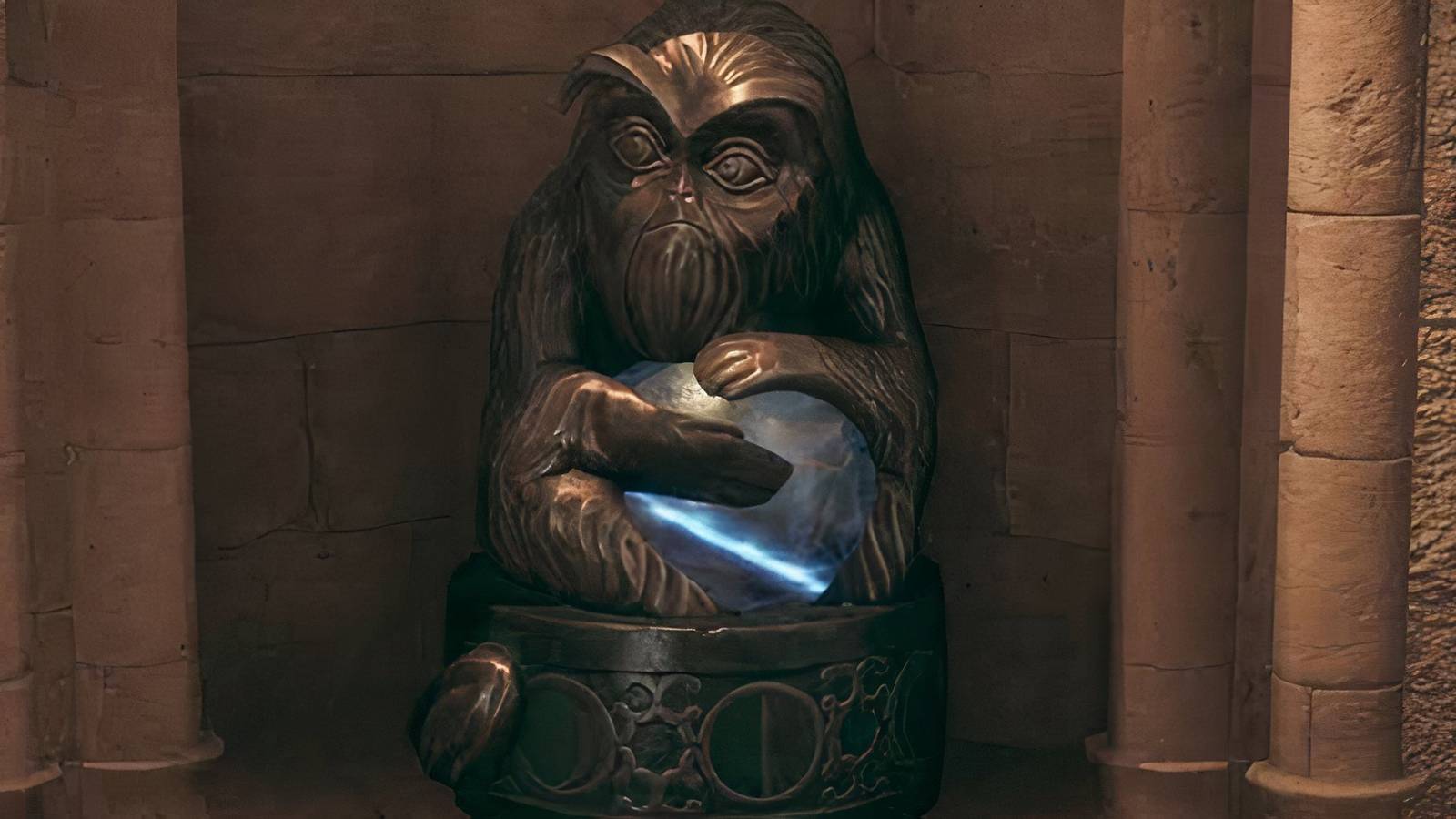 Hogwarts Legacy real-life Demiguise statue