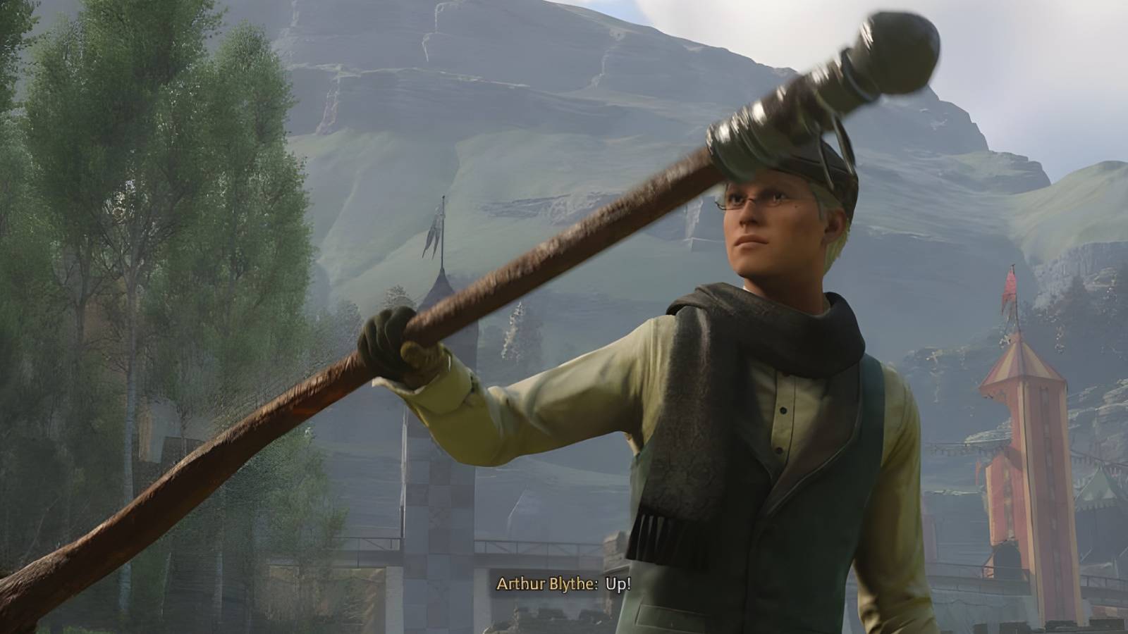 Hogwarts Legacy summoning broom