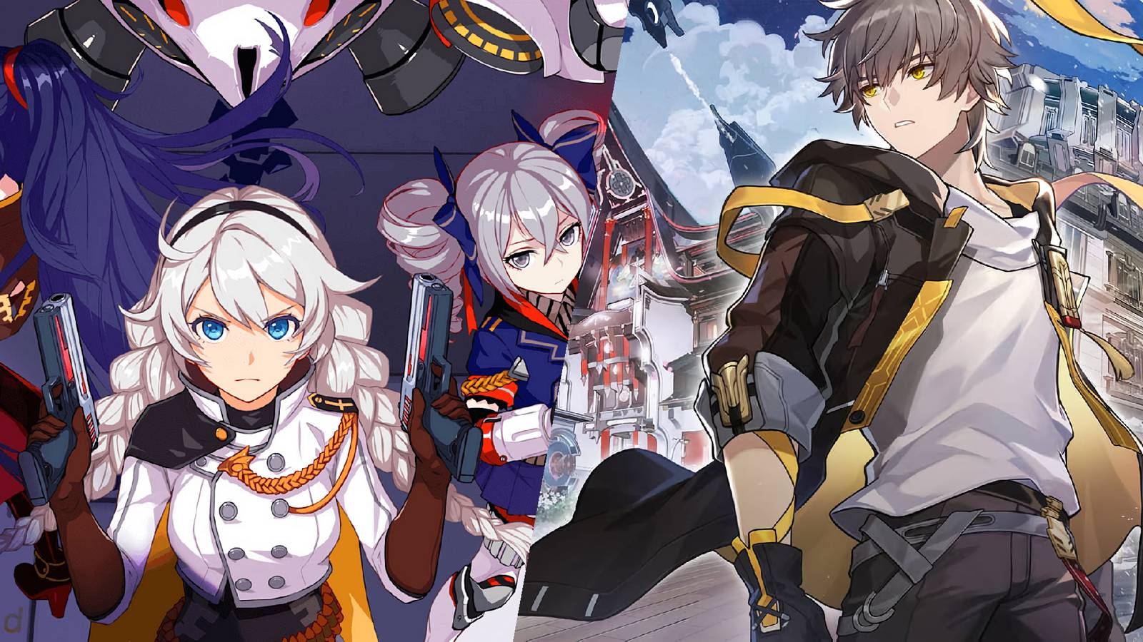 The key visuals for Honkai Impact 3rd and Honkai: Star Rail