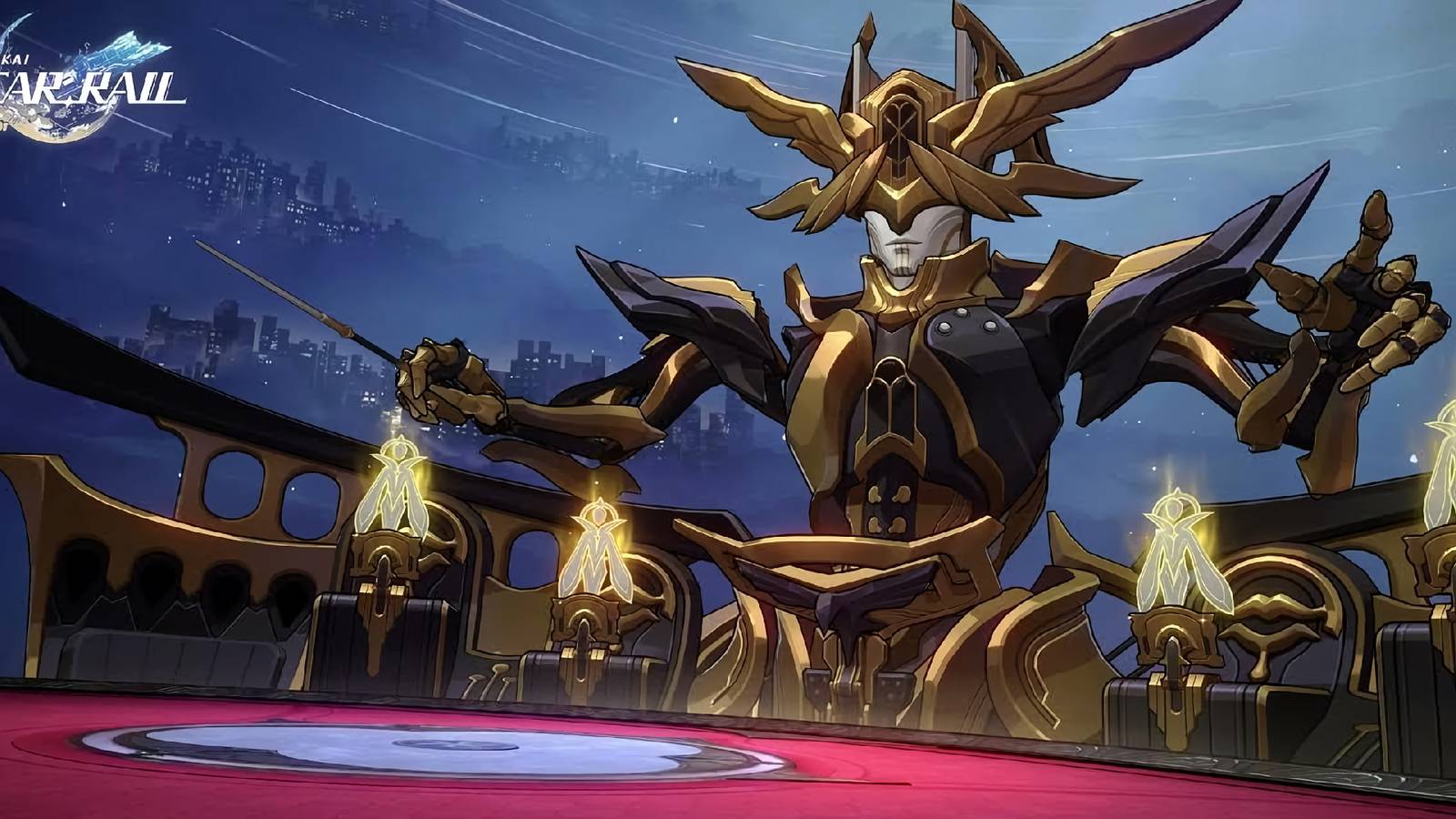 A screenshot from Honkai: Star Rail showing the Harmonious Choir boss.