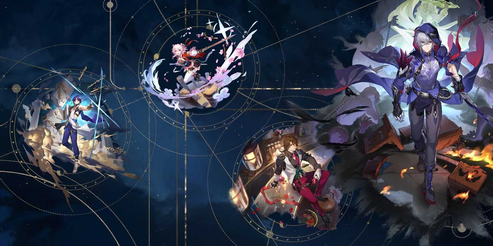 Honkai_ Star Rail Moze Team Comp Dr. Ratio + March 7th + Gallagher