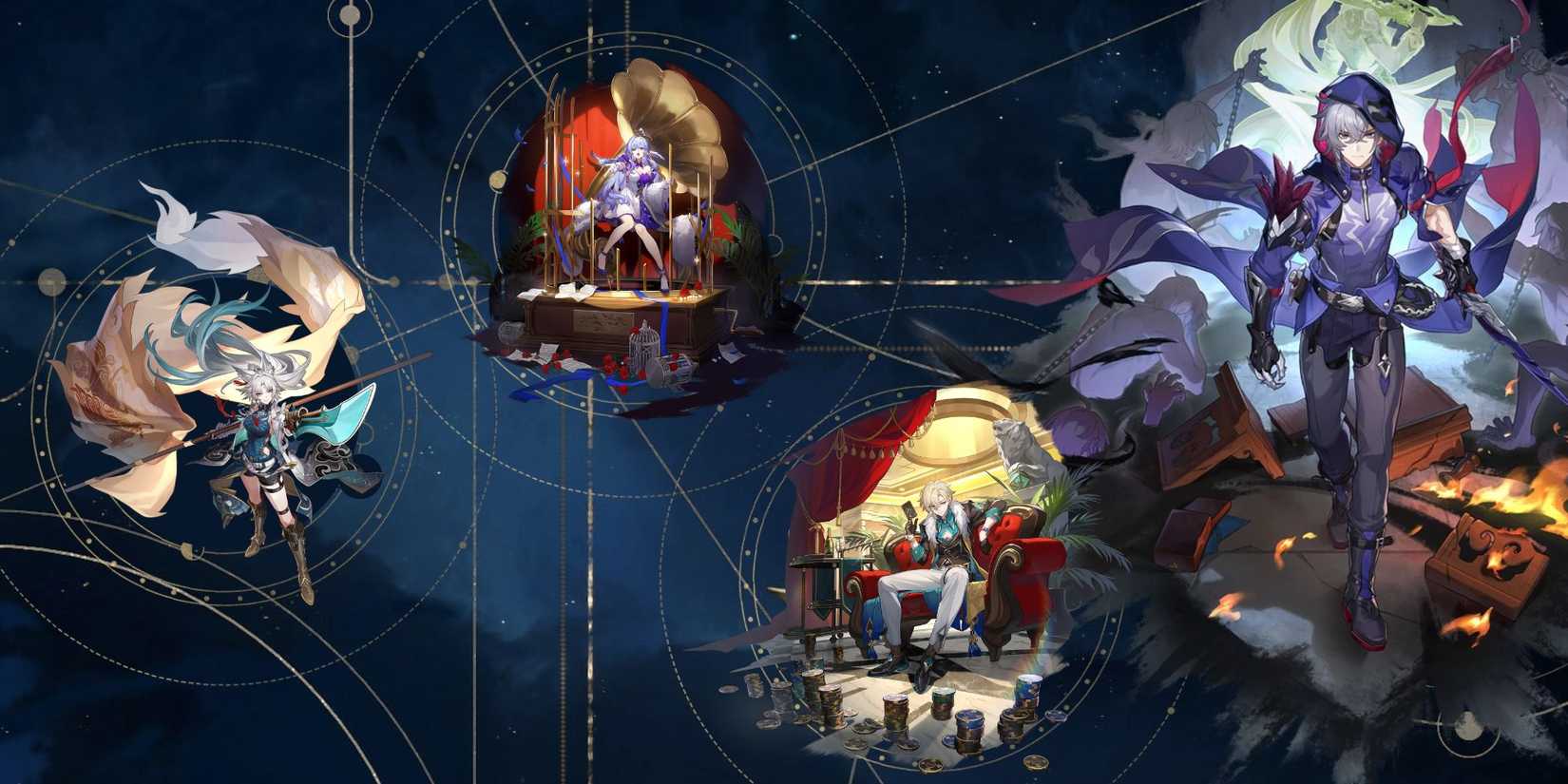 Honkai_ Star Rail Moze Team Comp Feixiao + Robin + Aventurine