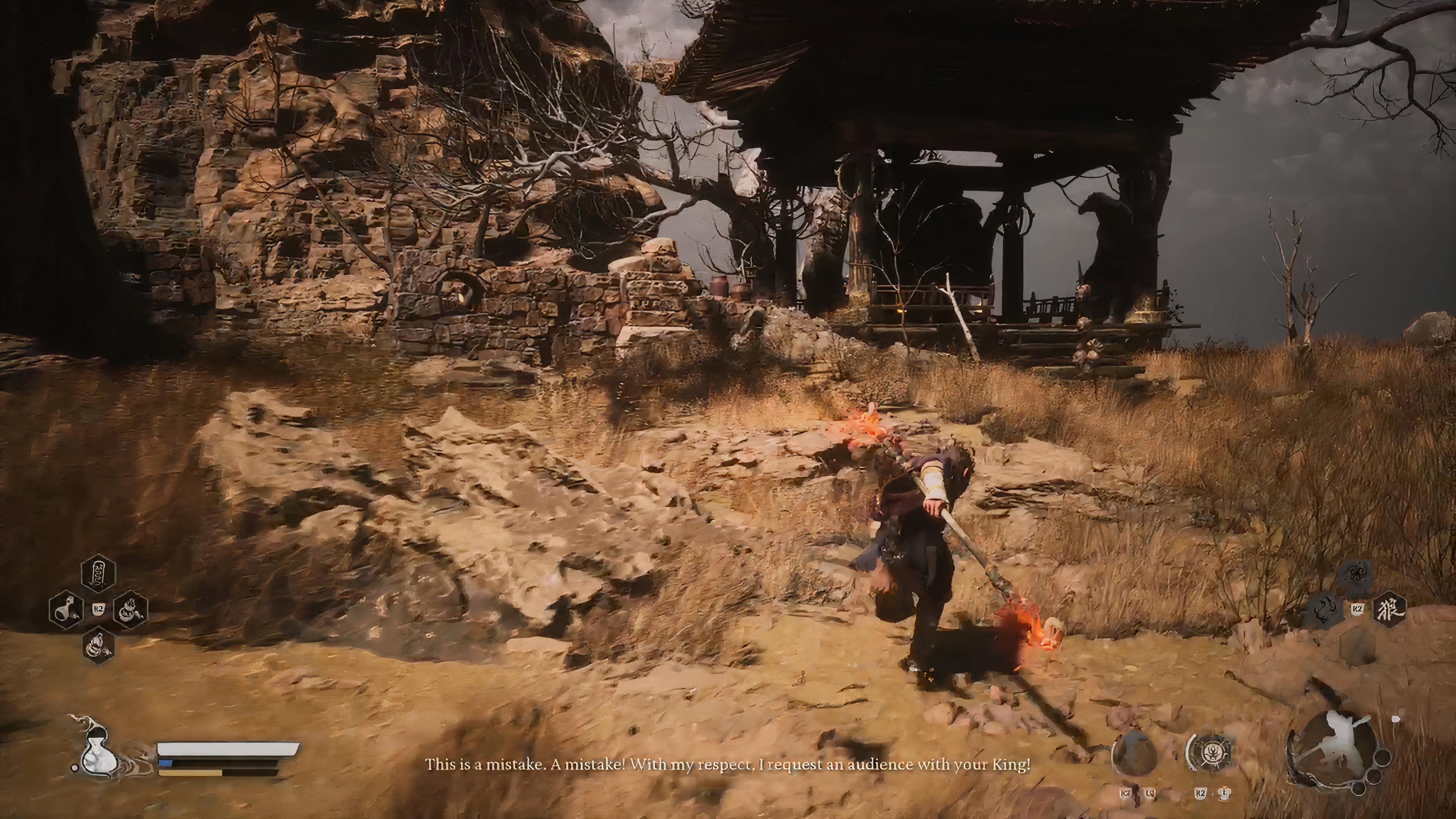 Horse Guai Chapter 2 interaction in Black Myth Wukong