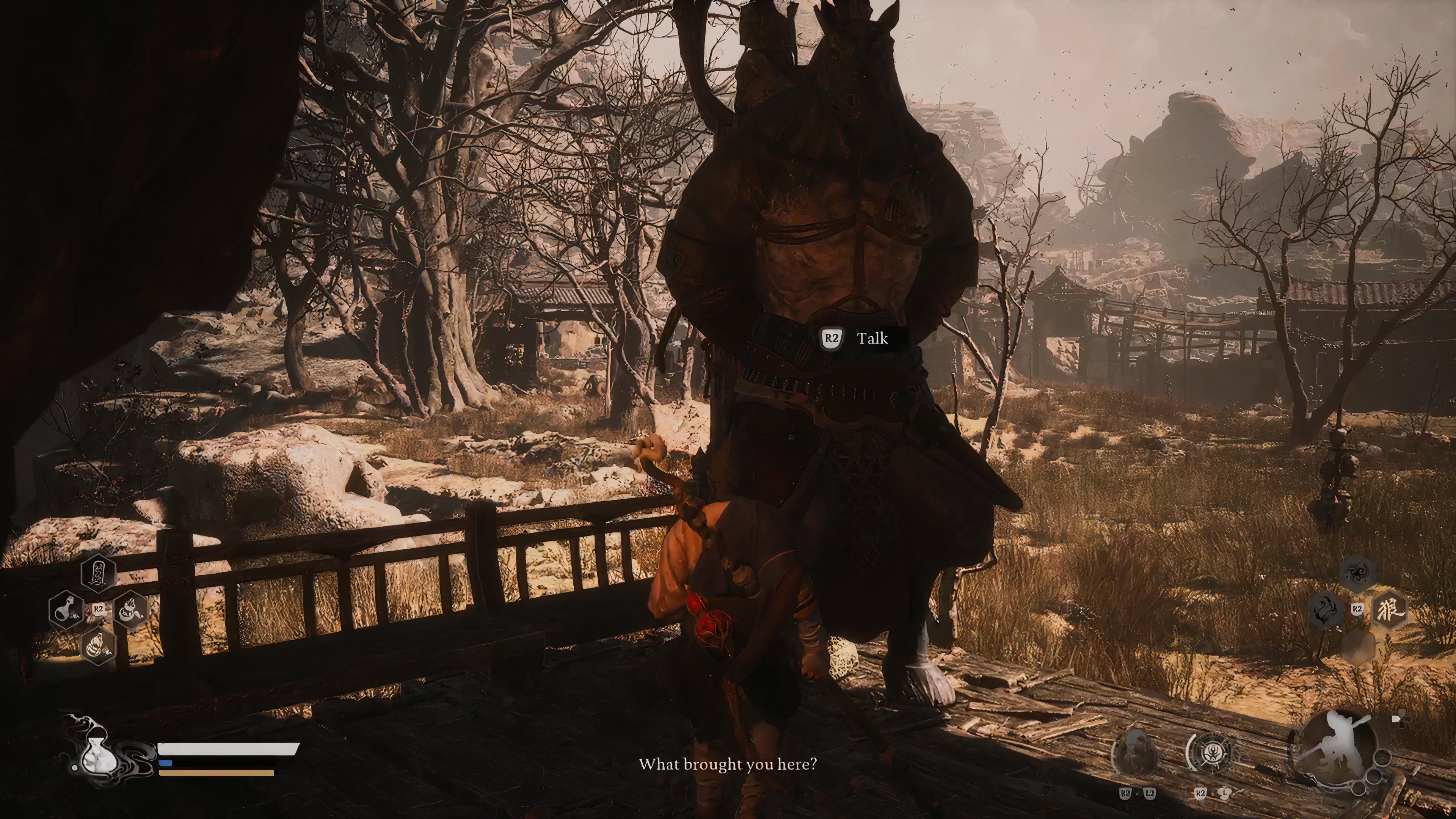 Horse Guai Chapter 2 interaction in Black Myth Wukong